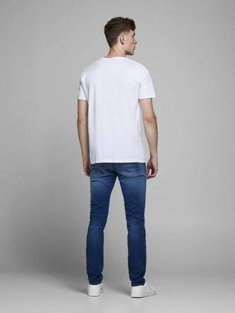 Джинси чоловічі JACK & JONES Jjiglenn Original Ge 006, синій денім, 34W/32L