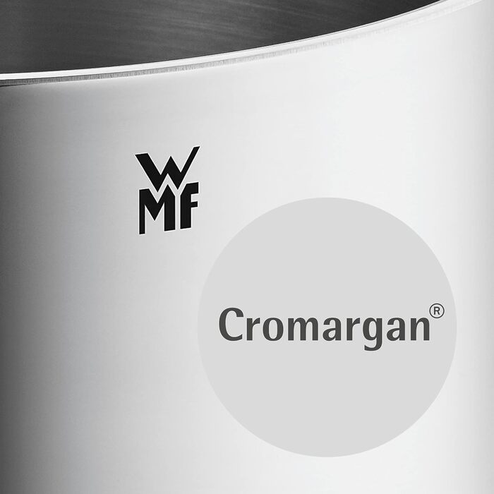 Каструля WMF Premium One з однією ручкою 16,5 см з кришкою, 1,5 л, з внутрішньою шкалою, з нержавіючої сталі Cromargan, з отвором для пари, для індукційних плит