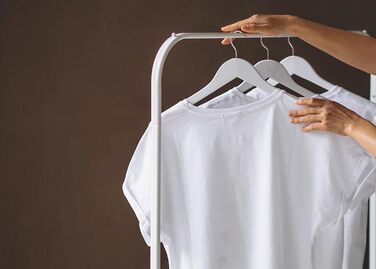 Плечики для одягу OGIVO з дерева, набір з 100 шт. – поворотний гачок 360°, вирізи на плечах, натуральне дерево (бук, береза, сосна, верба)