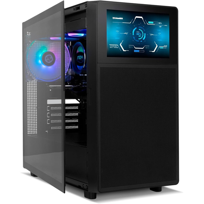 Ігровий корпус NOX Hummer BIOS Midi-Tower ATX/Micro-ATX/ITX, 8