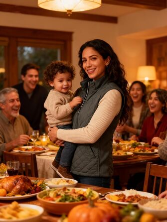 Жіночий жилет Bienzoe без рукавів з капюшоном, стеганий, на блискавці, сірий темний (XL)