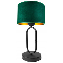 Стильна настільна нічна лампа з велюровим абажуром у сучасному стилі лофт, LED