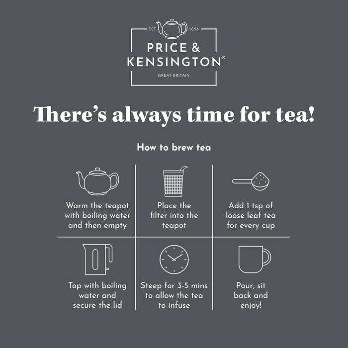 Чайник Price & Kensington англійський, 6 чашок, керамічний, кремовий, матовий, для чаю, мікрохвильова піч і посудомийка, вінтажний стиль