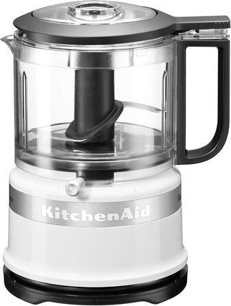 KitchenAid 5KFC3516EWH, Mini-Food-Processor, Great for chopping, preparing dressings and sauces, white white Single