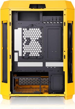 Корпус ПК Thermaltake The Tower 600 ATX з вертикальним дизайном, 3 скляні панелі, 2 вентилятори 140mm, підтримка радіаторів 420/360mm, USB-C, білий (Bumblebee)
