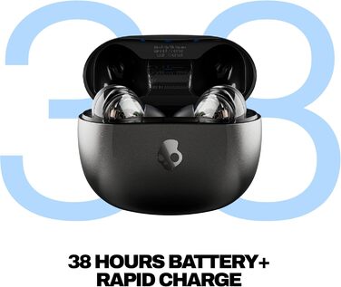 Навушники Skullcandy Rail ANC: бездротові, з активним шумозаглушенням, чорні