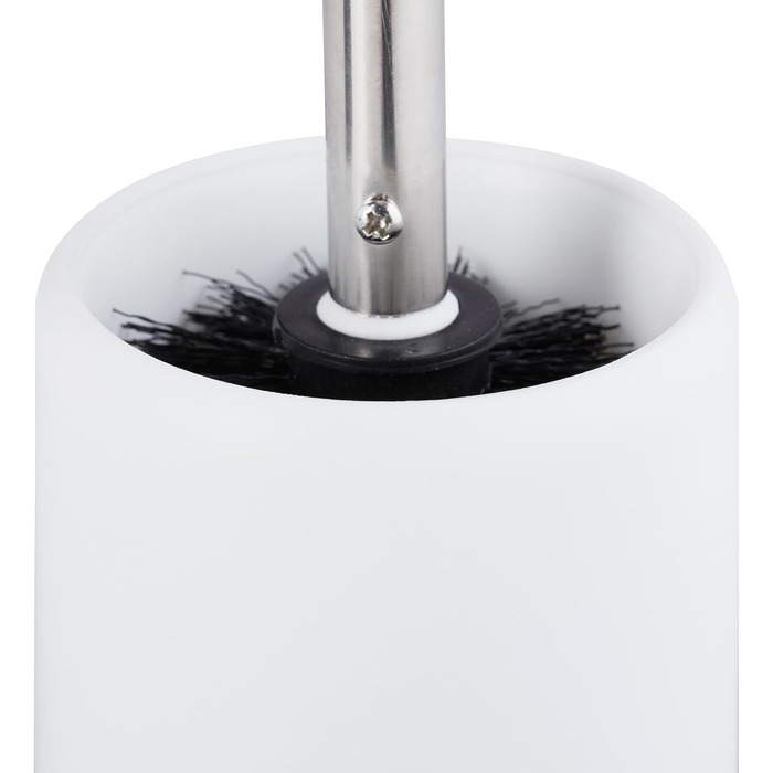 Набір з 3 туалетних щіток Relaxdays з тримачем, знімний наконечник, Ø 7 см, білий