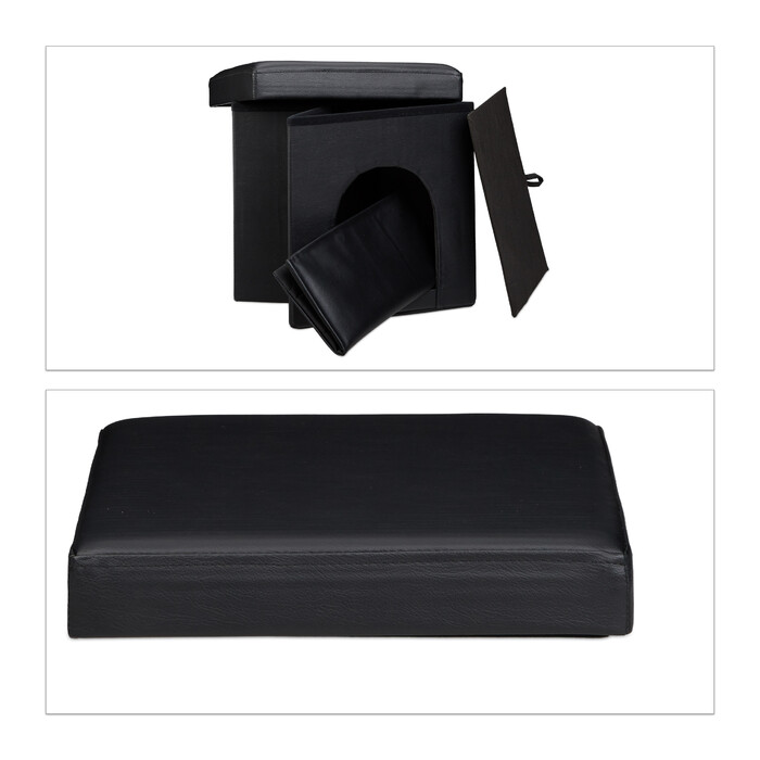 Relaxdays Dog Box Ottoman