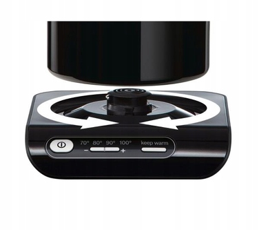 Електричний чайник Bosch TWK8613P, 2400 Вт, 1,5 л, чорний