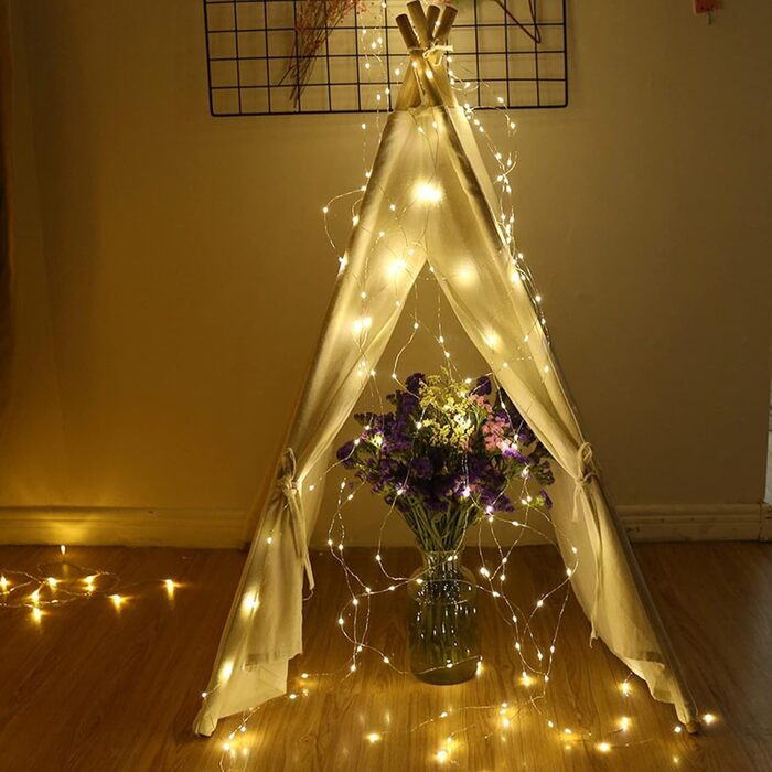 Гірлянда світлодіодна Gresonic 200/300er, 300 LED, тепле біле світло, для декору інтер'єру та екстер'єру, живлення від мережі