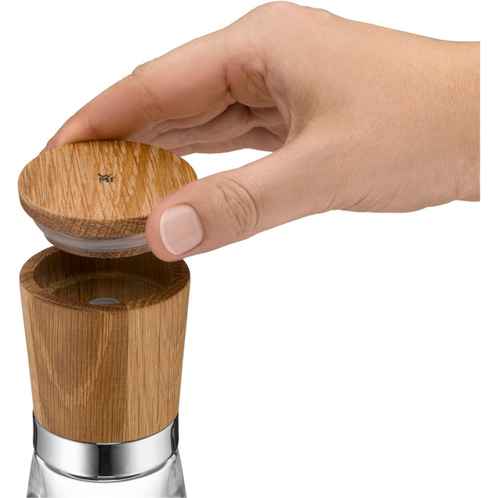 Набір для солі та перцю WMF Ceramill Nature (2 шт.), дерев'яна, без наповнювача, для солі, перцю, чилі, керамічний жорно, млин для спецій