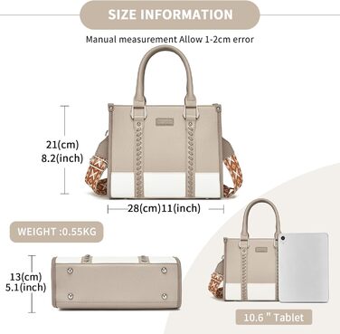 Сумка жіноча Miss Lulu середнього розміру через плече, хакі з текстурою лічі, з внутрішніми кишенями для роботи, відпочинку та повсякденного використання (4-3)