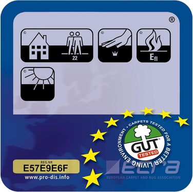 Придверний килимок DILUMA Matador 45x75 см, гумовий захисний килим для вулиці та вхідної групи, протиковзкий та зносостійкий