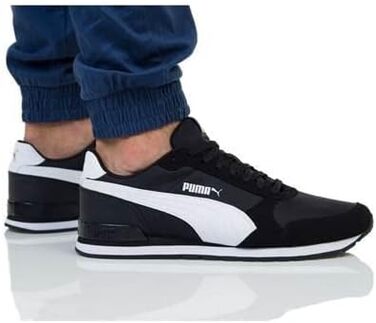 Кросівки Puma St Runner V2 NL Unisex для дорослих та підлітків, чорно-білі, 43 EU