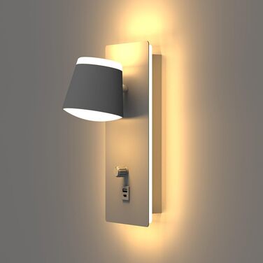 Сучасна LED-стілева лампа Sytmhoe з димуванням, керуванням через додаток, 12W, 960LM, акрил, з пультом, для спальні/вітальні, 85-265V, сріблястого кольору, 2 шт.