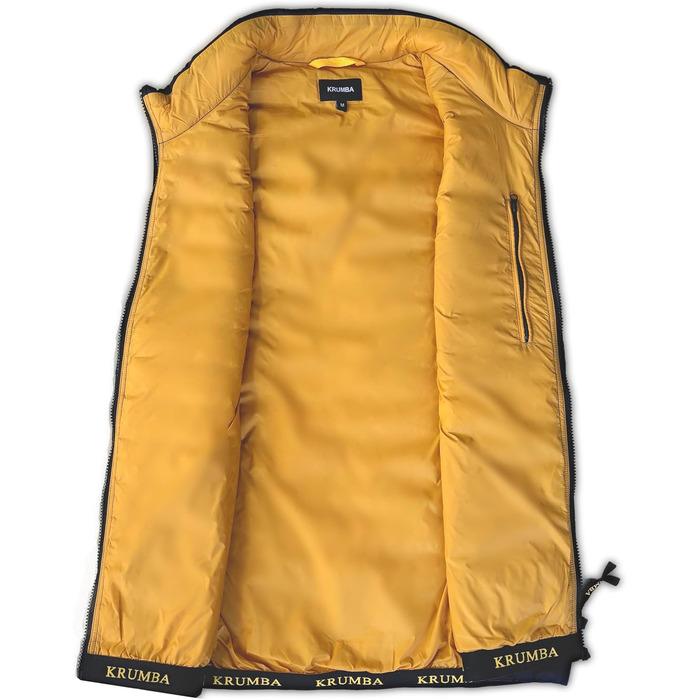 Чоловіча степкова жилетка Krumba для зими: тепла жилетка з утеплювачем для прогулянок, вихідних та активного відпочинку (XXL, Колір: Колір не вказано)