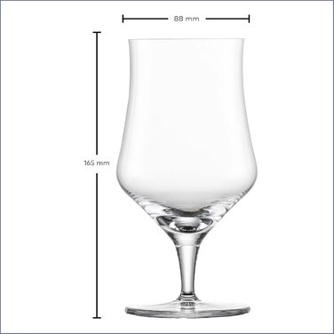 Набір пивних склянок Schott Zwiesel Basic 0.3 л (4 шт), класичні склянки для крафтового пива, Tritan-кристал, Made in Germany