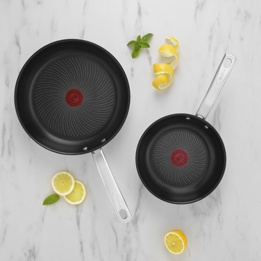 Набір сковорідок TEFAL Intuition Inox 20/26 см, 2 предмети, для індукційних плит, B817S255