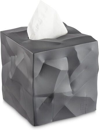 Essey Cosmetic Tissue Box Wipy Cube I, square tissue box dispenser, design tissue box, 13x13x13 cm