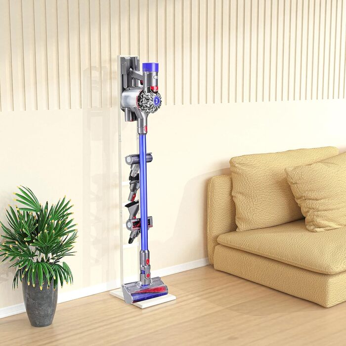 Підставка для пилососа OUTBROS сумісна з Dyson Gen5 V15s V15 V12 Slim V11 V10 V8 V7 V6, металева, без свердління, самостійна, біла