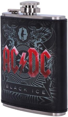 Фляга AC/DC Black Ice від Nemesis Now (ліцензійна), 200 мл