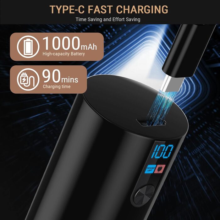 Електричний набір солі та перцю, USB, автоматична млинка, регулювання помелу, LED-дисплей, 120мл, сенсорне управління, для кухні, чорний, 2 шт.