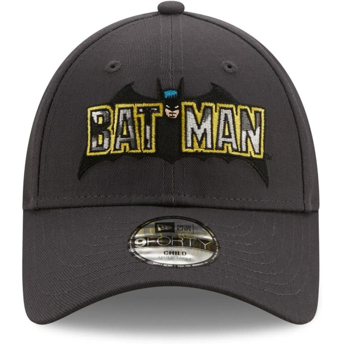 Кепка New Era Batman Character Infill Graphite 9Forty регульована дитяча 6-12 років