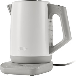 Ninja Perfect Temperature Kettle - 1.7L, LED Display, Rapid Boil & Adjustable Temperature, White
