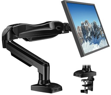 Кріплення для монітора HUANUO, 13-32 дюйми, регульований, VESA 75/100 мм, чорний