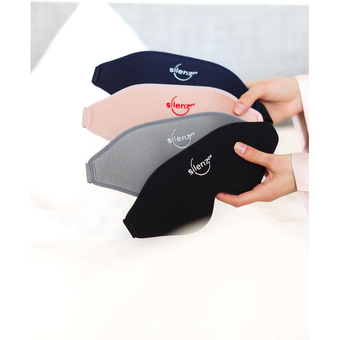 Маска для сну преміум-класу 3D - комфортна пов'язка на очі для жінок та чоловіків - забезпечує повну темряву - рожева, 1 шт.