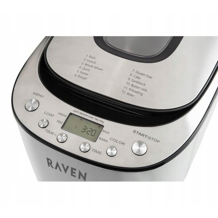 Хлібопічка Raven EWC001, біла, 550 Вт