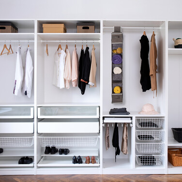Relaxdays Hanging Shelf Closet Organizer with 7 Compartments