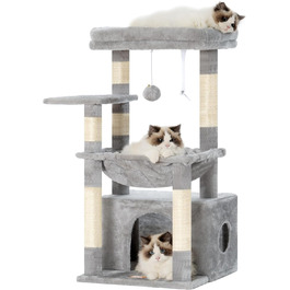Котячий будиночок Heybly Kratzbaum HCT008SW: великий, з м'яким кошиком та місцем для сну