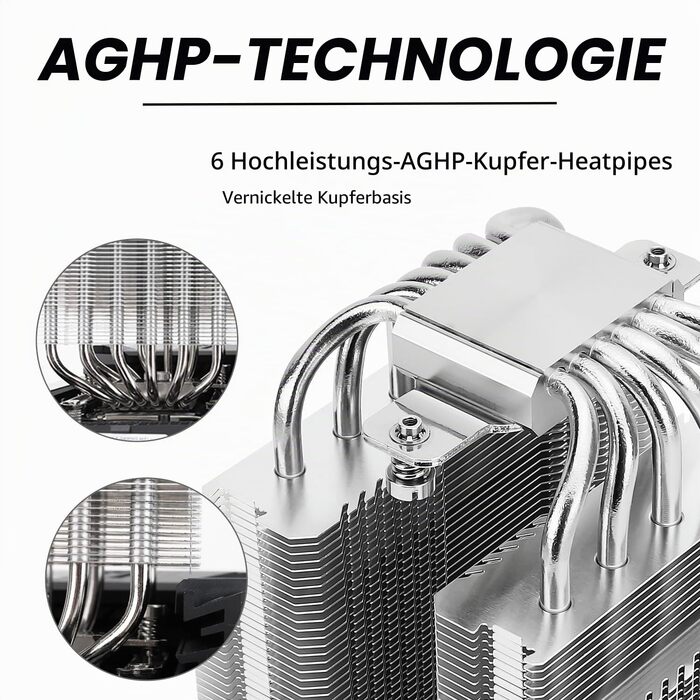 Кулер для процесора Thermalright Peerless Assassin 120 (PA 120), 6 теплових трубок, 2 вентилятори 120мм PWM TL-C12, AGHP, для AMD AM4/AM5, Intel LGA 1700/1200/115x/2011