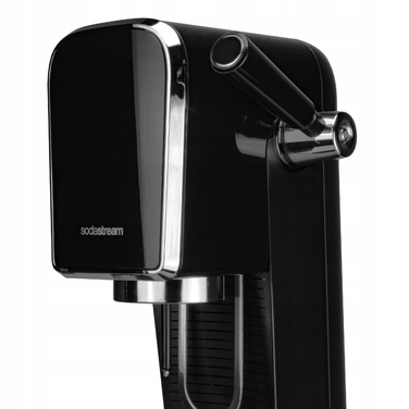 Сифон для води SodaStream ART, чорний, 1 л + 2 балони з газом Quick Connect