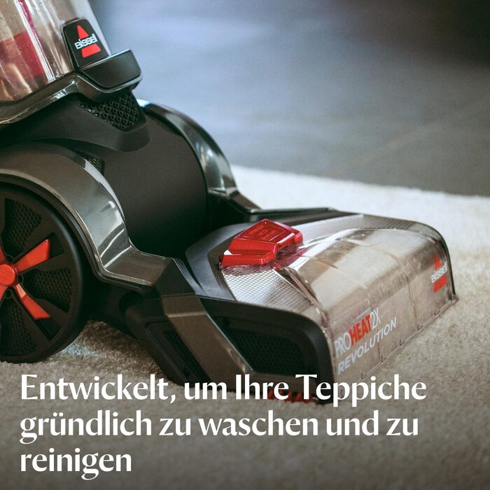 BISSELL ProHeat 2X Revolution: професійний мийник килимів та м'яких меблів з HeatWave технологією, 800W