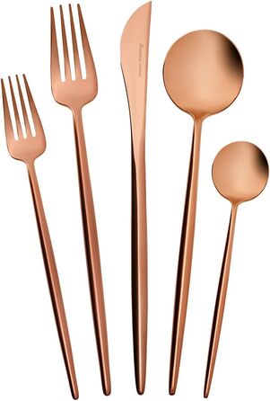 Karaca Jupiter 60-Piece Cutlery Set for 12 People, 18/10 Stainless Steel Cutlery Set, Dishwasher Safe, Perfect for Everyday Use, Premium Quality