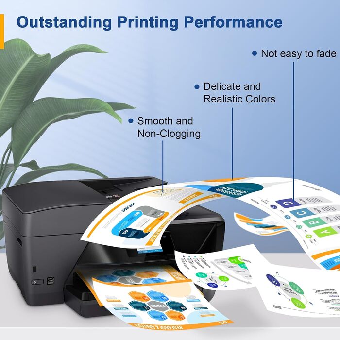 Комплект картриджів Palmtree 903XL (4 шт.) для принтерів HP OfficeJet Pro 6950, 6960, 6970 — сумісні чорнильні картриджі
