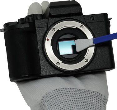 UES Набір для чищення матриці DSLR/DSLM (FFR24) – 14 серветок (24мм) + 15мл рідини для видалення пилу (Canon, Nikon, Sony)