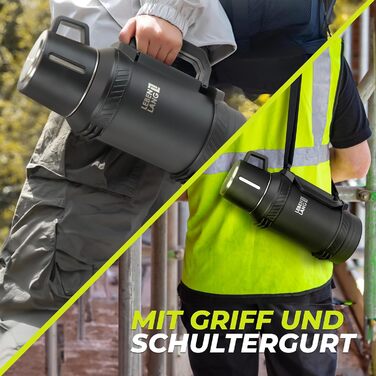 Термос LEBENLANG 2,5 л з чашкою, ситом для чаю та ремінцем | Фляга-термос з нержавіючої сталі, 24 години зберігання тепла | Ізотермос, термокружка