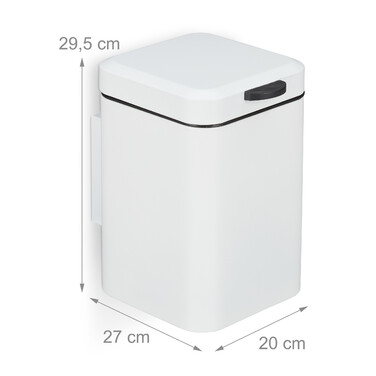 Relaxdays Cosmetic Containers Wall Mounting 6 Liter