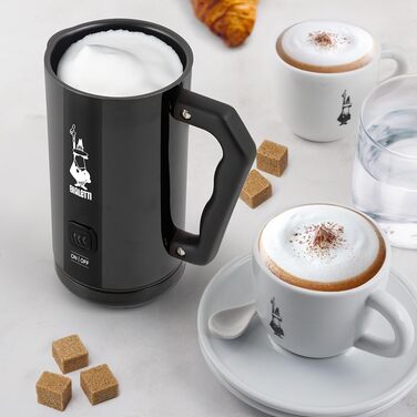 Електричний спінювач молока Bialetti Milch Frother, 150 мл, чорний