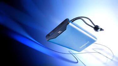 Powerbank Intenso F10000: 10000 mAh, USB-C, USB-A, Швидка зарядка (PD 20W, QC 18W), Синій