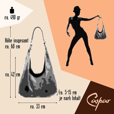 Жіноча вінтажна сумка Caspar Grande з велюрової шкіри темно-синього кольору, Made in Italy - Класична лінія, Модель №617