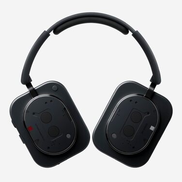 Бездротові накладні навушники Nothing Headphone (1) з активним шумопоглинанням (ANC), Hi-Res Audio, до 80 годин автономної роботи, водонепроникні, чорні