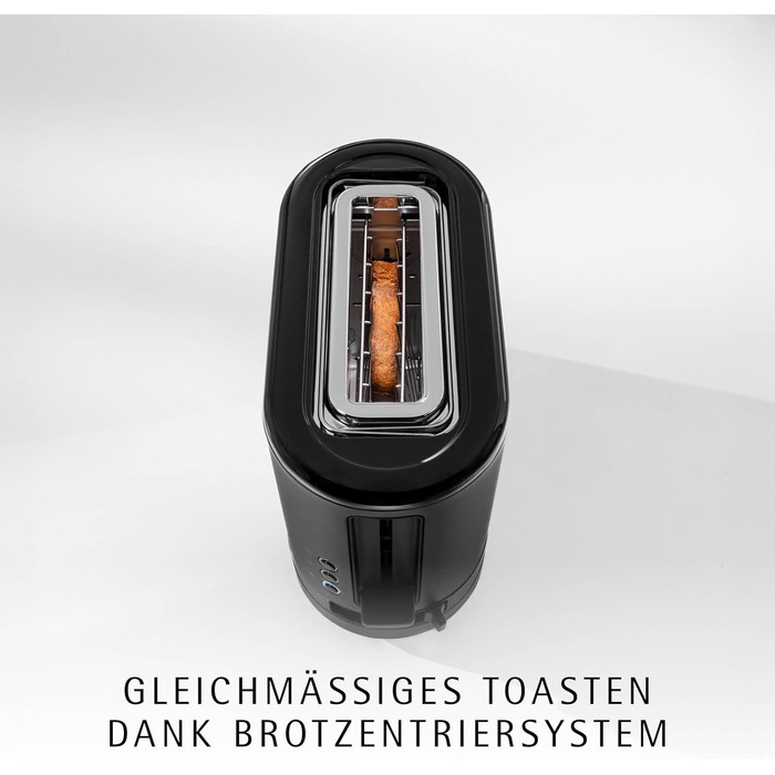 Тостер WMF Lono Silk з нержавіючої сталі, 2 слоти, XXL-насадка для бургерів, 7 рівнів підсмажування, LED-дисплей, знімний піддон для крихт, анти-відбитки, 900 Вт