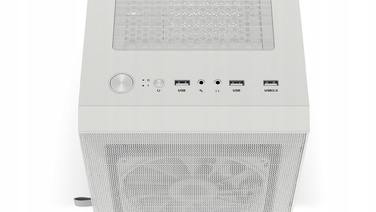 Корпус для ПК Krux Vako RGB ATX, загартоване скло, вентилятори 2x140мм 1x120мм, білий