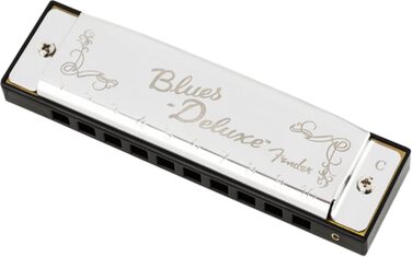 Гармоніка Fender Blues Deluxe – гармоніка для блюзу, 10 отворів, тональність C, з чохлом