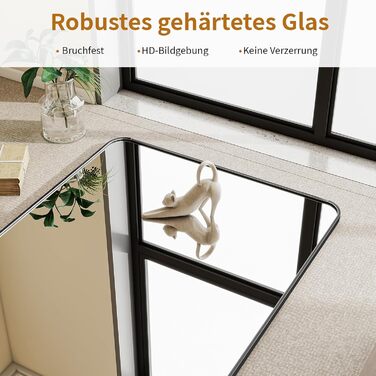 Koonmi Rounded Corner Full Length Standing Mirror