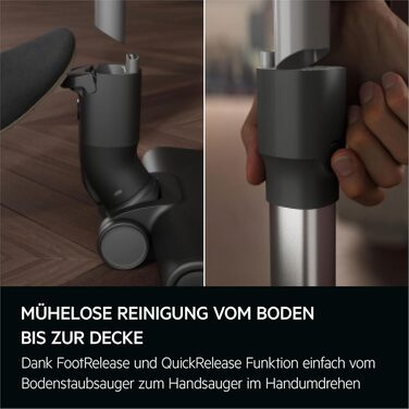 AEG 6000 Cordless Vacuum Cleaner / 103,000 RPM / 175,000 dPa / Digital Motor / Cordless / Up to 99% Dust Pickup / 40 min Run Time / Easy Handling / Removable 21.6 V Battery / Lightweight / AP61CB21DB
